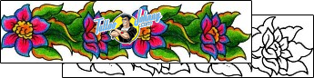 Flower Tattoo plant-life-flowers-tattoos-andrea-ale-aaf-10194