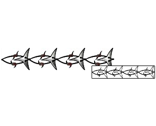 Barbed Wire Tattoo Specific Body Parts tattoo | AAF-10210