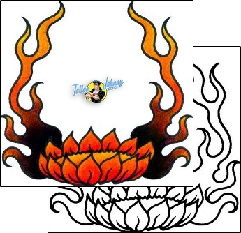 Fire – Flames Tattoo miscellaneous-fire-tattoos-andrea-ale-aaf-10274