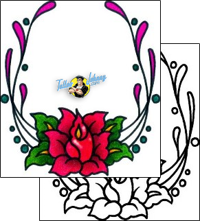 Flower Tattoo plant-life-flowers-tattoos-andrea-ale-aaf-10289