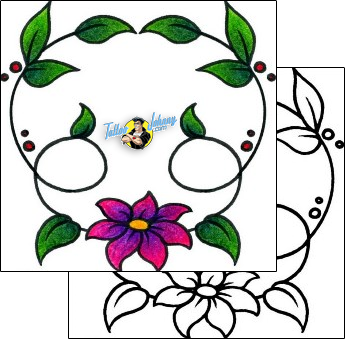 Flower Tattoo plant-life-flowers-tattoos-andrea-ale-aaf-10308