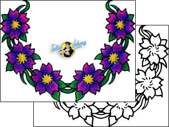 Flower Tattoo plant-life-flowers-tattoos-andrea-ale-aaf-10321