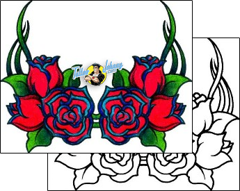 Flower Tattoo plant-life-flowers-tattoos-andrea-ale-aaf-10323