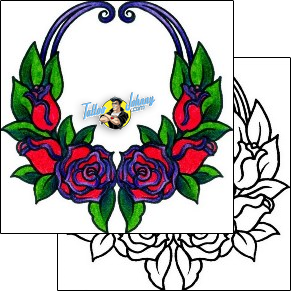 Flower Tattoo plant-life-flowers-tattoos-andrea-ale-aaf-10324