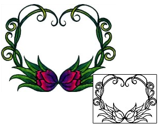 Vine Tattoo Specific Body Parts tattoo | AAF-10328