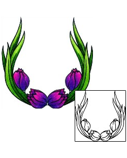 Tulip Tattoo Specific Body Parts tattoo | AAF-10335