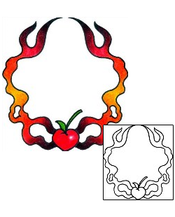 Cherry Tattoo Specific Body Parts tattoo | AAF-10352