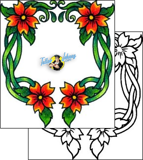 Flower Tattoo plant-life-flowers-tattoos-andrea-ale-aaf-10366