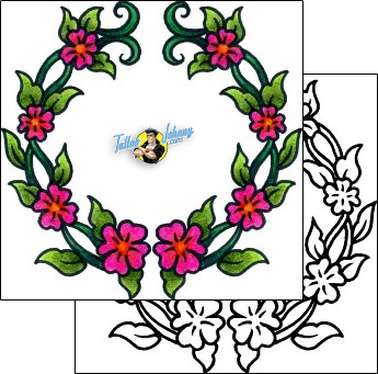 Flower Tattoo plant-life-flowers-tattoos-andrea-ale-aaf-10370