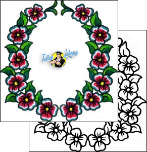 Flower Tattoo plant-life-flowers-tattoos-andrea-ale-aaf-10374