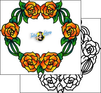 Flower Tattoo plant-life-flowers-tattoos-andrea-ale-aaf-10375