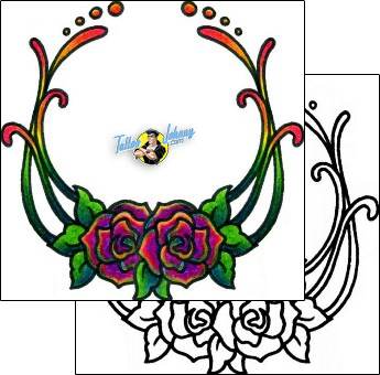 Flower Tattoo plant-life-flowers-tattoos-andrea-ale-aaf-10378