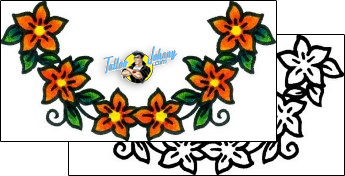 Flower Tattoo plant-life-flowers-tattoos-andrea-ale-aaf-10379
