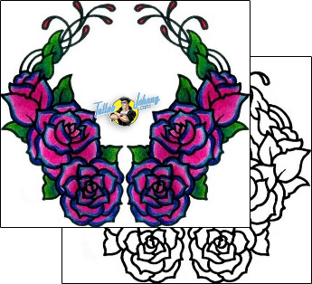 Flower Tattoo plant-life-flowers-tattoos-andrea-ale-aaf-10382
