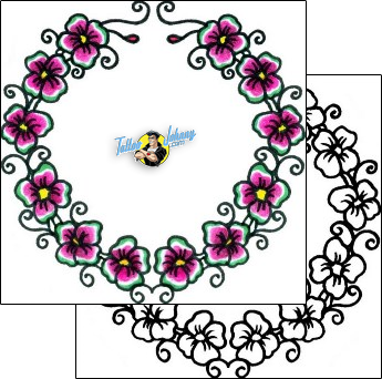 Flower Tattoo plant-life-flowers-tattoos-andrea-ale-aaf-10390