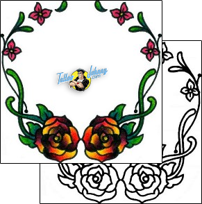 Flower Tattoo plant-life-flowers-tattoos-andrea-ale-aaf-10391
