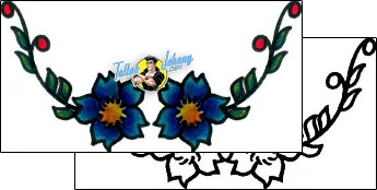 Flower Tattoo plant-life-flowers-tattoos-andrea-ale-aaf-10400