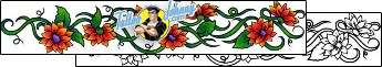 Flower Tattoo plant-life-flowers-tattoos-andrea-ale-aaf-10411
