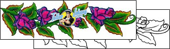 Flower Tattoo plant-life-flowers-tattoos-andrea-ale-aaf-10433