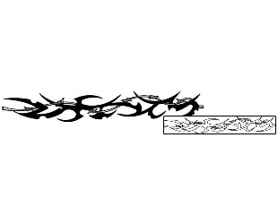 Barbed Wire Tattoo Specific Body Parts tattoo | AAF-10452