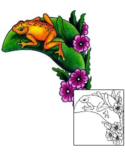 Frog Tattoo Reptiles & Amphibians tattoo | AAF-10470