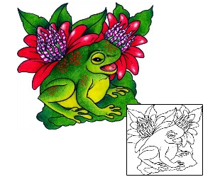 Frog Tattoo Reptiles & Amphibians tattoo | AAF-10474