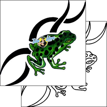Frog Tattoo reptiles-and-amphibians-frog-tattoos-andrea-ale-aaf-10487