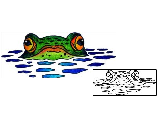 Frog Tattoo Reptiles & Amphibians tattoo | AAF-10489