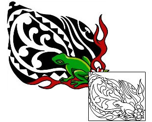 Frog Tattoo Reptiles & Amphibians tattoo | AAF-10497