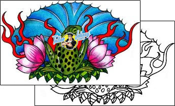 Flower Tattoo plant-life-flowers-tattoos-andrea-ale-aaf-10501