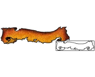 Banner Tattoo Miscellaneous tattoo | AAF-10517