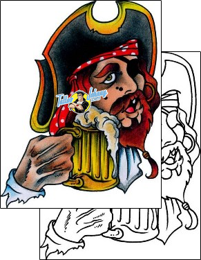 Pirate Tattoo aaf-10520