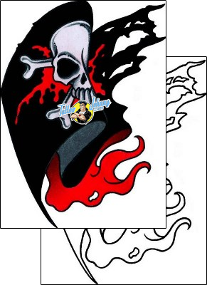 Skull Tattoo horror-skull-tattoos-andrea-ale-aaf-10522