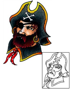 Pirate Tattoo Miscellaneous tattoo | AAF-10528