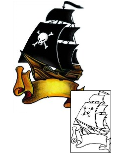 Pirate Tattoo Miscellaneous tattoo | AAF-10538