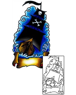 Pirate Tattoo Miscellaneous tattoo | AAF-10539