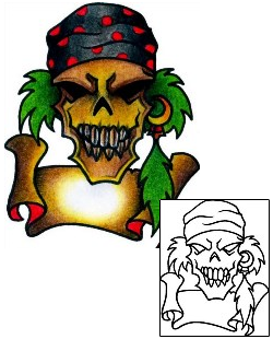 Pirate Tattoo Miscellaneous tattoo | AAF-10711