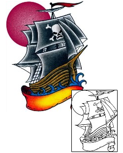 Pirate Tattoo Miscellaneous tattoo | AAF-10722