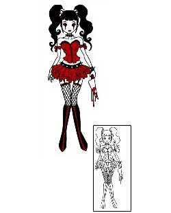 Pin Up Tattoo Horror tattoo | AAF-10730