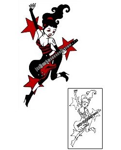 Pin Up Tattoo For Men tattoo | AAF-10738