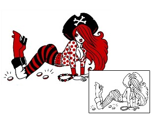 Pirate Tattoo Miscellaneous tattoo | AAF-10745