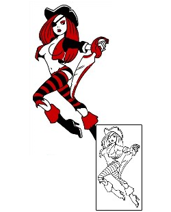 Pin Up Tattoo Miscellaneous tattoo | AAF-10780