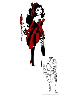 Picture of Horror tattoo | AAF-10788