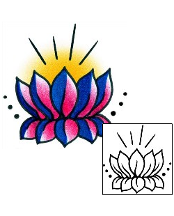 Lotus Tattoo Plant Life tattoo | AAF-10871