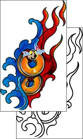 Fire – Flames Tattoo miscellaneous-fire-tattoos-andrea-ale-aaf-10885