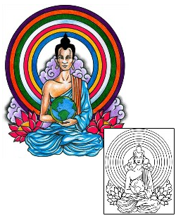 Religious Tattoo Religious & Spiritual tattoo | AAF-10889