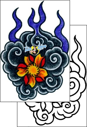 Fire – Flames Tattoo cherry-blossom-tattoos-andrea-ale-aaf-10930
