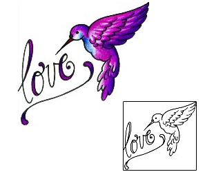 Hummingbird Tattoo For Women tattoo | AAF-11223