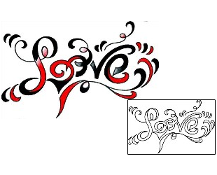 Love Tattoo For Women tattoo | AAF-11229