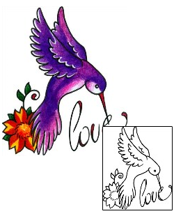 Hummingbird Tattoo For Women tattoo | AAF-11255